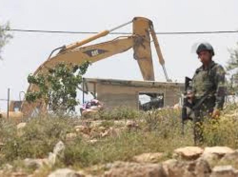 قوات الاحتلال تهدم بئراً ومنشأة زراعية في رمانة غرب جنين