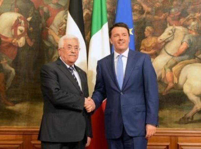 الرئيس عباس يستقبل رئيس الوزراء الايطالي في بيت لحم اليوم