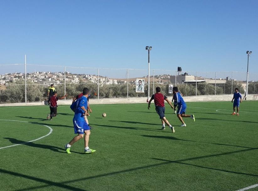 افتتاح ملعب الجدار في قرية دار صلاح