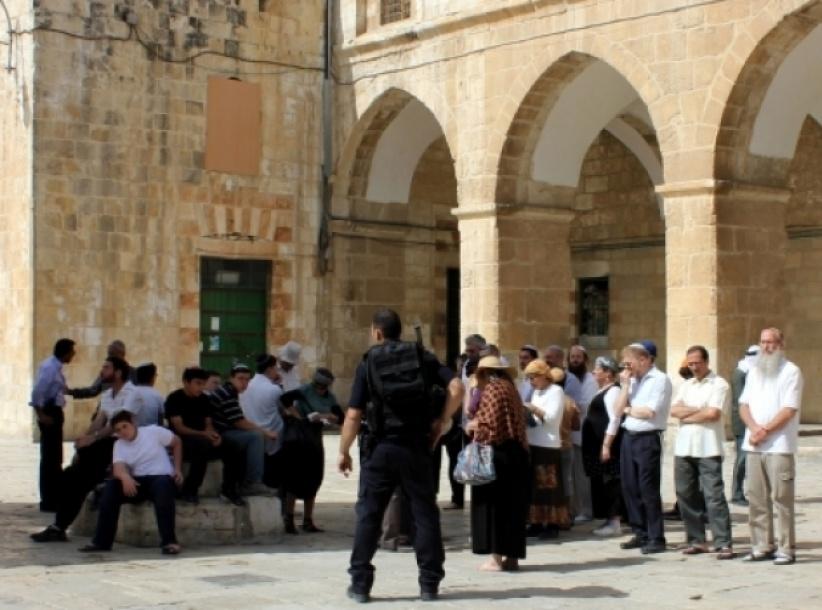 مستوطنون يقتحمون الأقصى من باب المغاربة