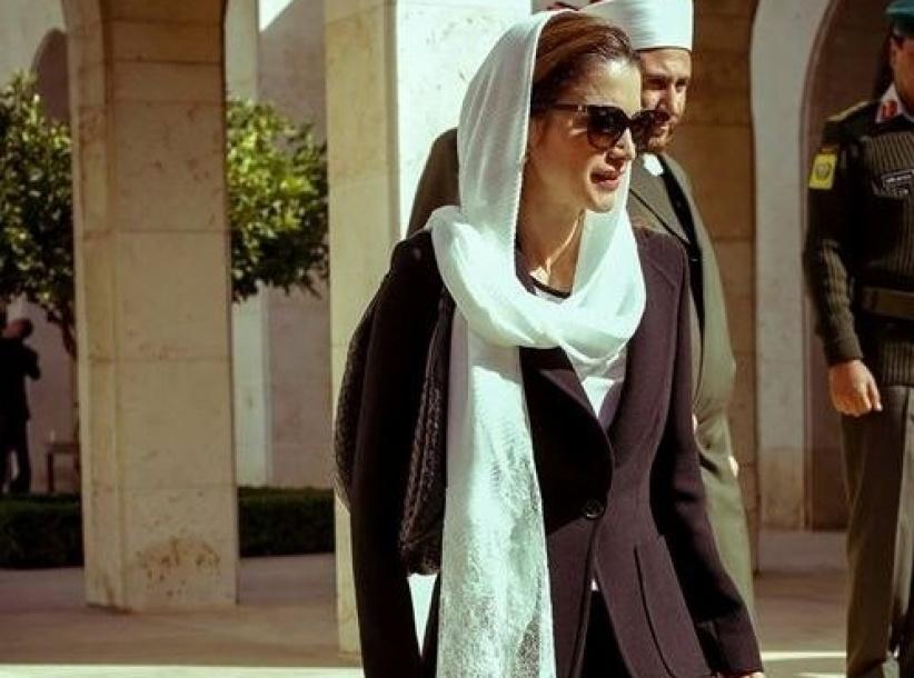 الملكة رانيا تستنكر جريمة حرق الرضيع دوابشة