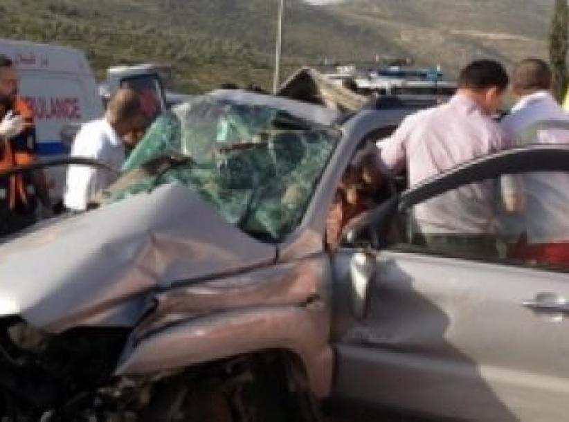 4 إصابات بحادث سير جنوب جنين