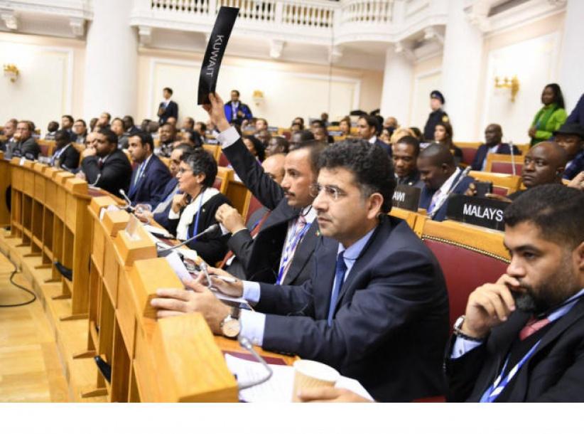 بالفيديو: رئيس مجلس الأمة الكويتي لوفد اسرائيلي: اخرجوا يا قتلة الأطفال