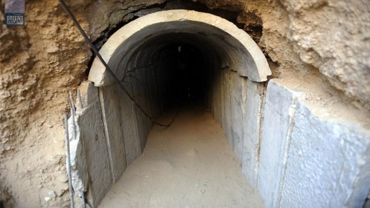 الجيش المصري يعلن اكتشاف اطول نفق حفر على الحدود مع قطاع غزة