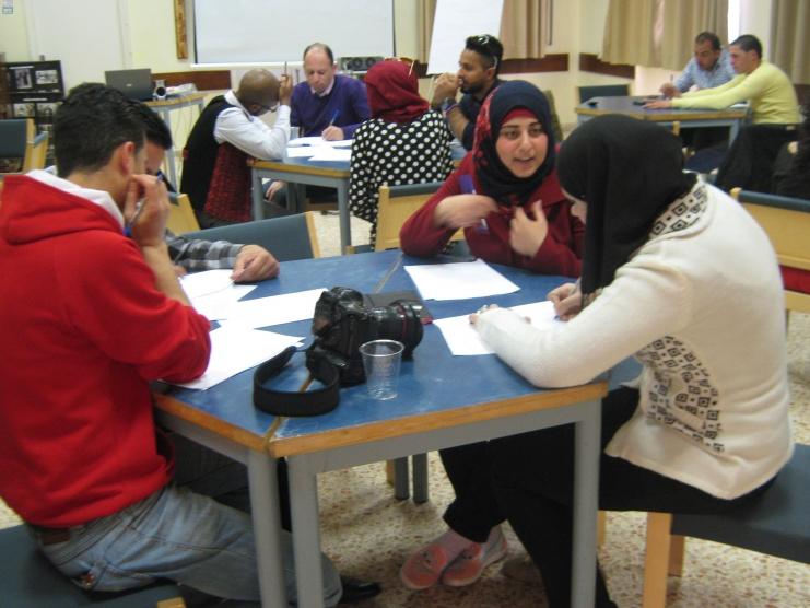شبكة ديار المدنية الثقافية تنظم ورش عمل حول تهيئة الخريجين لسوق العمل خلال عام 2015