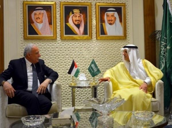 المالكي والجبير يبحثان الأحداث المتسارعة في فلسطين