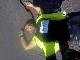 تشييع جثمان الشهيد العواودة في قرية المورق غرب الخليل