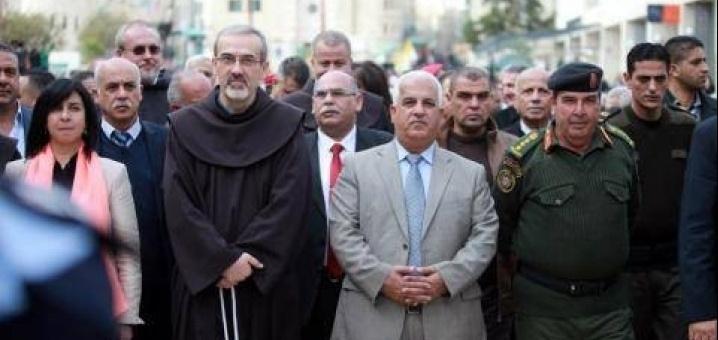 موكب حارس الأراضي المقدسة يصل إلى بيت لحم