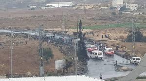 إصابة 3 مواطنين بينهم صحفي في مواجهات مع الاحتلال شمال البيرة