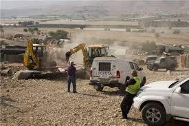الاحتلال يهدم منشأتين تجاريتين في حوسان غرب بيت لحم