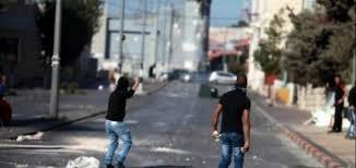 اصابة شاب بعيار معدني في مواجهات مع قوات الاحتلال شمال بيت لحم