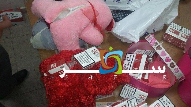 تهريب سجائر داخل ألعاب اطفال