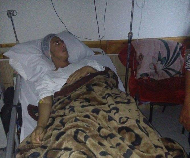 فتى جريح لم يذق طعم النوم منذ 17 يوماً بسبب الألم