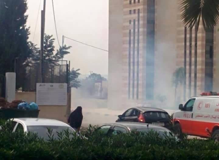 محدث |إصابة خمسة شبان برصاص الاحتلال بمواجهات في جامعة 'خضوري'