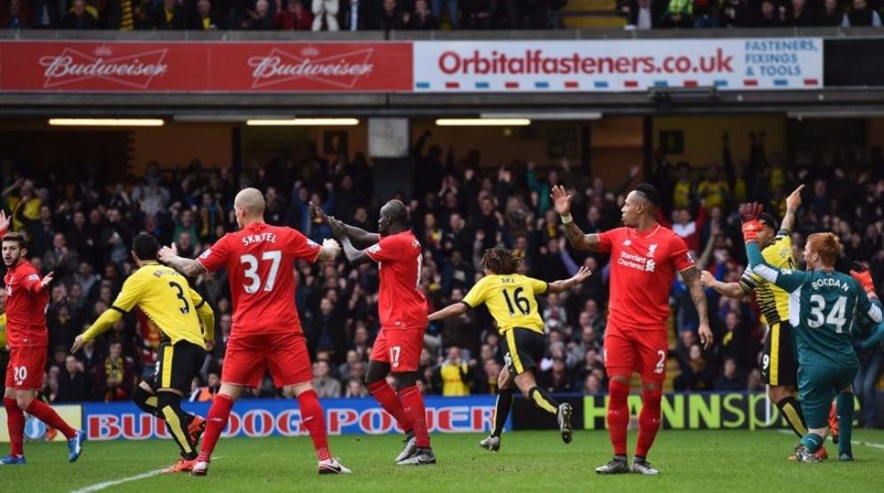 سقوط مدوٍ لليفربول أمام واتفورد