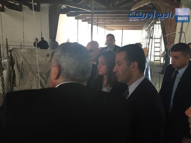 بالصور | وزير السياحة الاردني يتفقد اعمال الترميم في كنيسة المهد