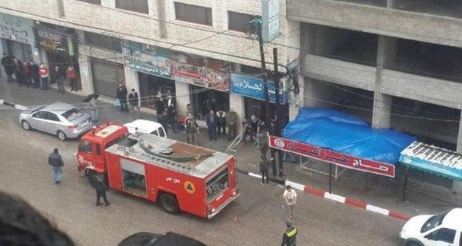 حريق مخبز في غزة واخلاء منازل