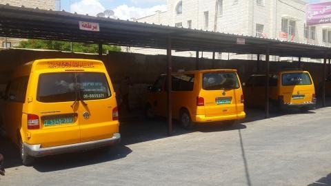 نقابة السائقين في جنين تعود للاضراب بعد تعليقه لساعات