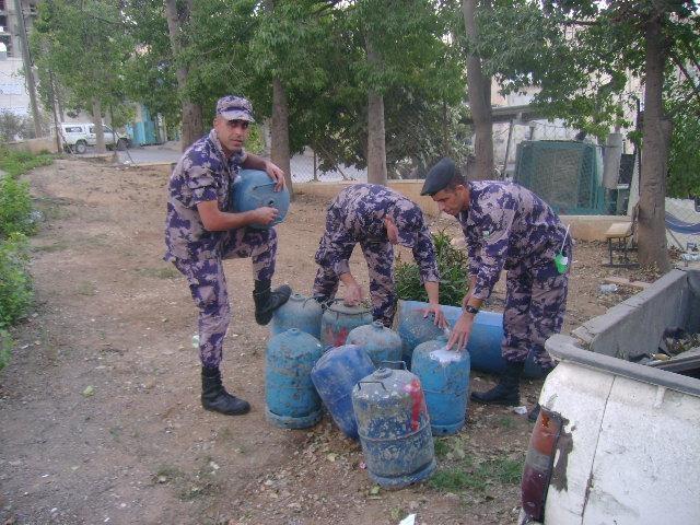 مصادرة وإتلاف اسطوانات غاز غير صالحة في بيت لحم