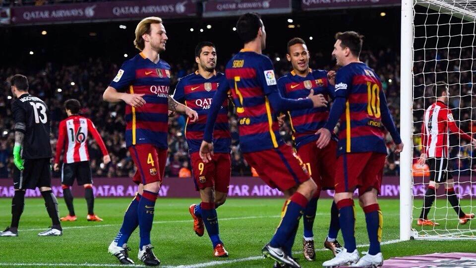 برشلونة يثأر من بلباو بسداسية في مباراة تتويج ميسي بالكرة الذهبية