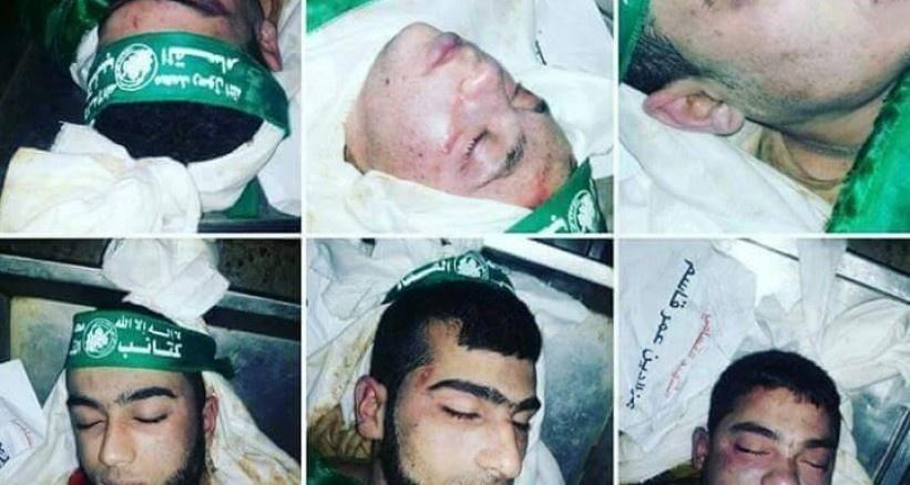 جماهير حاشدة تشيع شهداء القسام السبعة