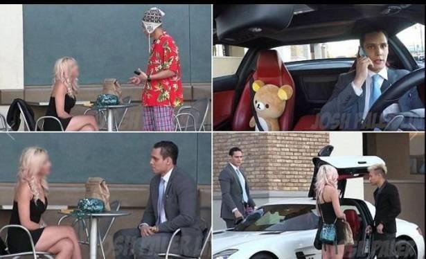 رد فعل فتاة أكتشفت أن الشاب الفقير الذي رفضت الخروج معه ثري