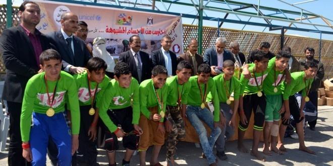 التعليم بغزة تنفذ سباقاً للضاحية ضمن حملة التوعية من مخاطر الأجسام المشبوهة‎