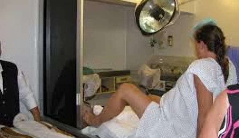 وضعت جنين على شكل 