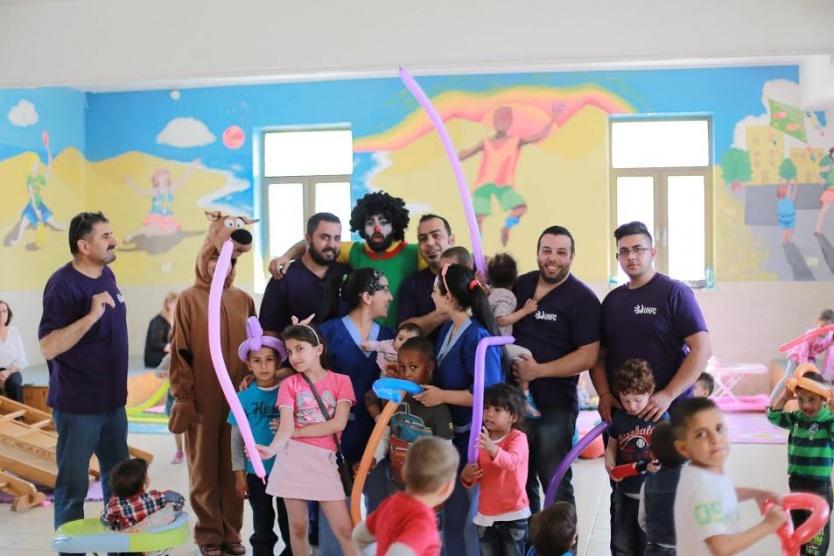 مؤسسةUHFC وبالتعاون مع مجموعة باور يزوران اطفال 