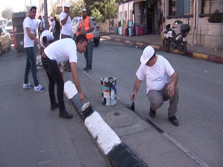 مبادرة مجتمعية لاعادة ترميم واحياء منطقة مدخل بيت لحم الشمالي‎