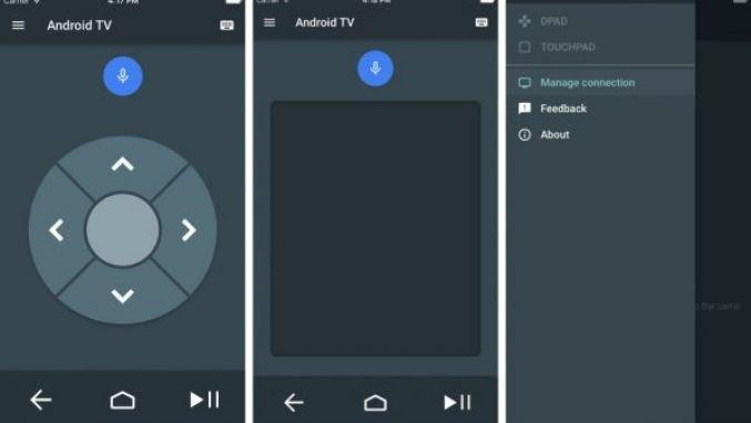 تطبيق لاجهزة iOS لإدارة منصة التلفاز Android TV