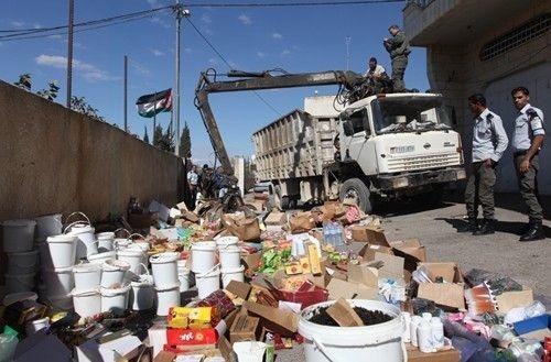 ضبط بضائع مستوطنات وألعاب ممنوعة بطوباس