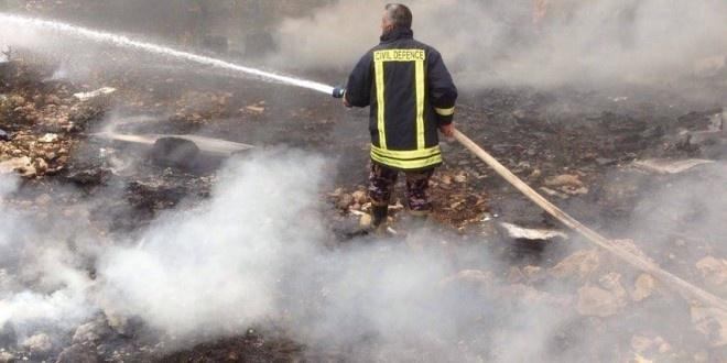 حريقين هائلين ل145 دونم في جنوب الخليل