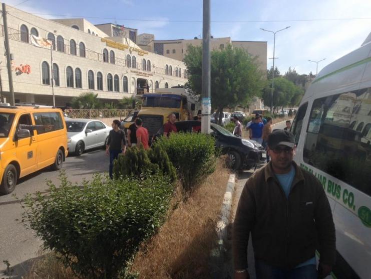 اصابة ثلاثة مواطنين في حادث سير في بيت لحم