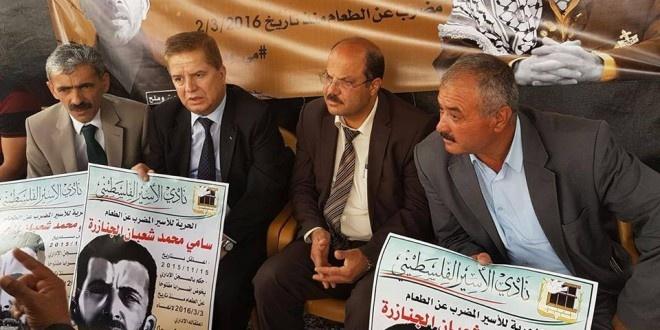 وزير الصحة يحذر من خطورة الوضع الصحي للأسير الجنازرة