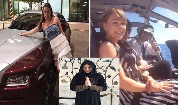 صور- عارضة أزياء غنية تدّعي الفقر وتأكل في مساجد الإمارات