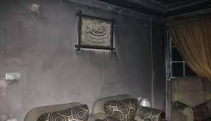 نجاة عائلة احترق منزلها في خان يونس