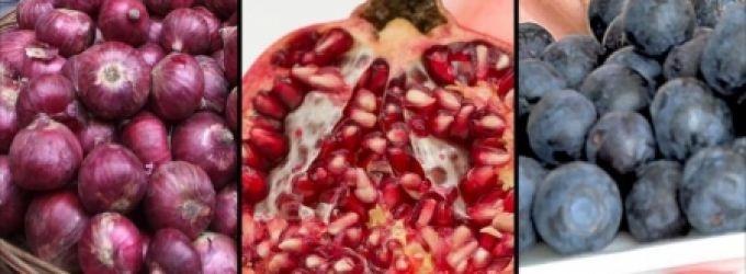 البصل والتوت والرمان يقللون الالتهاب