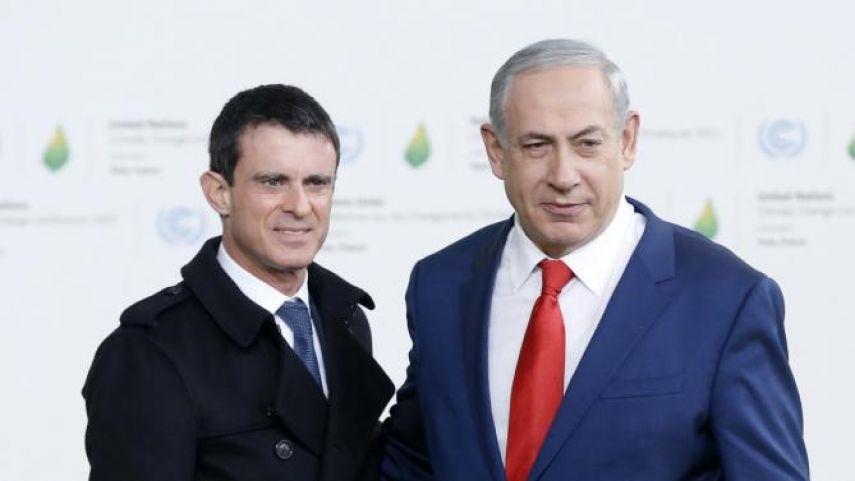 رئيس وزراء فرنسا يلتقي نتنياهو لإقناعه بمبادرة السلام