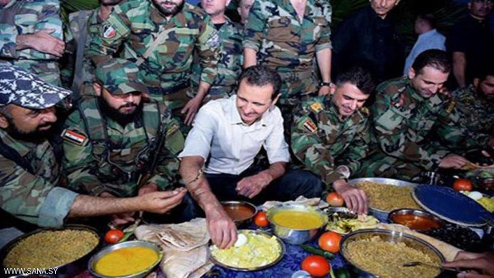 الأسد يتحدث عن