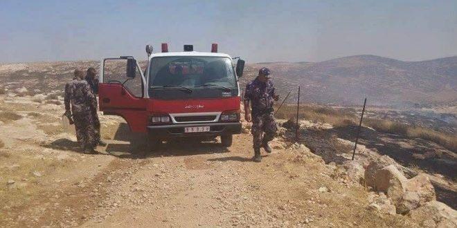 السيطرة على حريق أعشاب هائل إستغرق أكثر من 5 ساعات عمل متواصلة لإخماده جنوب الخليل‎