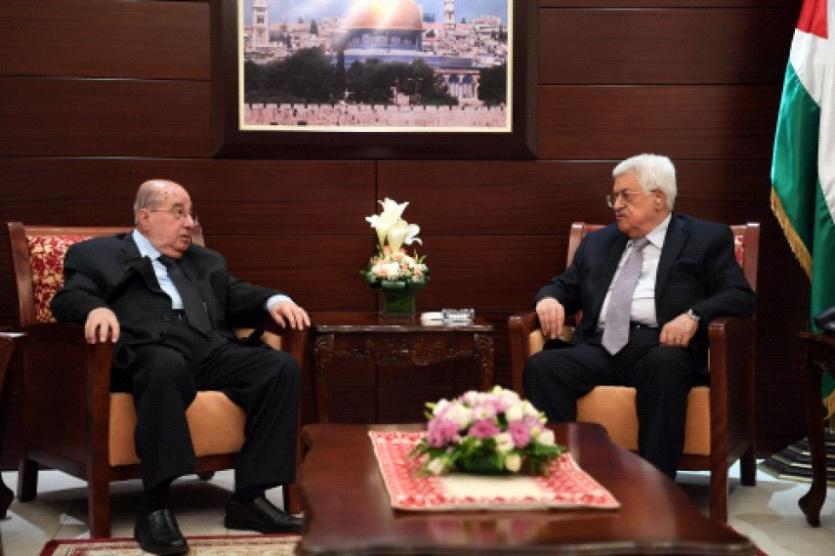 الرئيس محمود عباس يستقبل رئيس المجلس الوطني