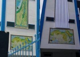 غضب شعبي لحجب خريطة فلسطين بمدرسة زارها كي مون في غزة