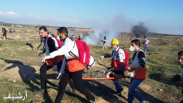 ثلاث إصابات برصاص الاحتلال في البريج والشجاعية