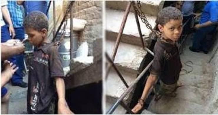 كبله والده بسلاسل حديد لمدة 40 يوماً.. وعند فك وثاقه وقعت الكارثة!!