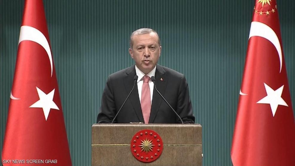 أردوغان يعلن حالة الطوارئ في تركيا لـ 3 أشهر