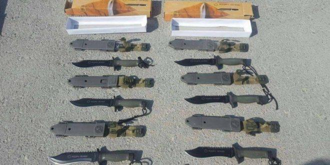 الاحتلال يدعي احباط عملية تهريب كمية من سكاكين الكوماندوز لغزة عبر معبر كرم أبوسالم