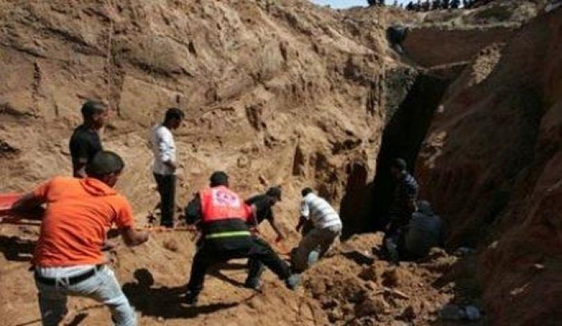 8 اصابات في انهيار نفق للمقاومة شرق غزة