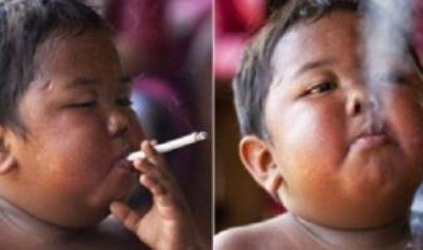 هكذا أصبح الطفل الذي كان يدخن 40 سيجارة