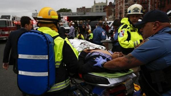 أكثر من 100 جريح في حادث القطار في نيوجيرسي